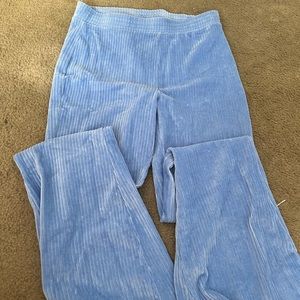 aerie velour flare leggings